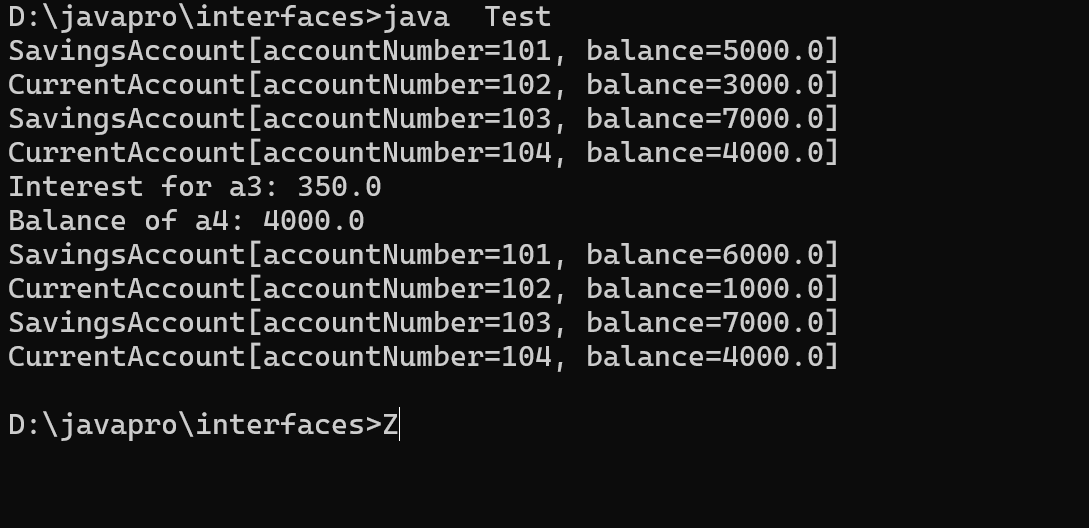 output